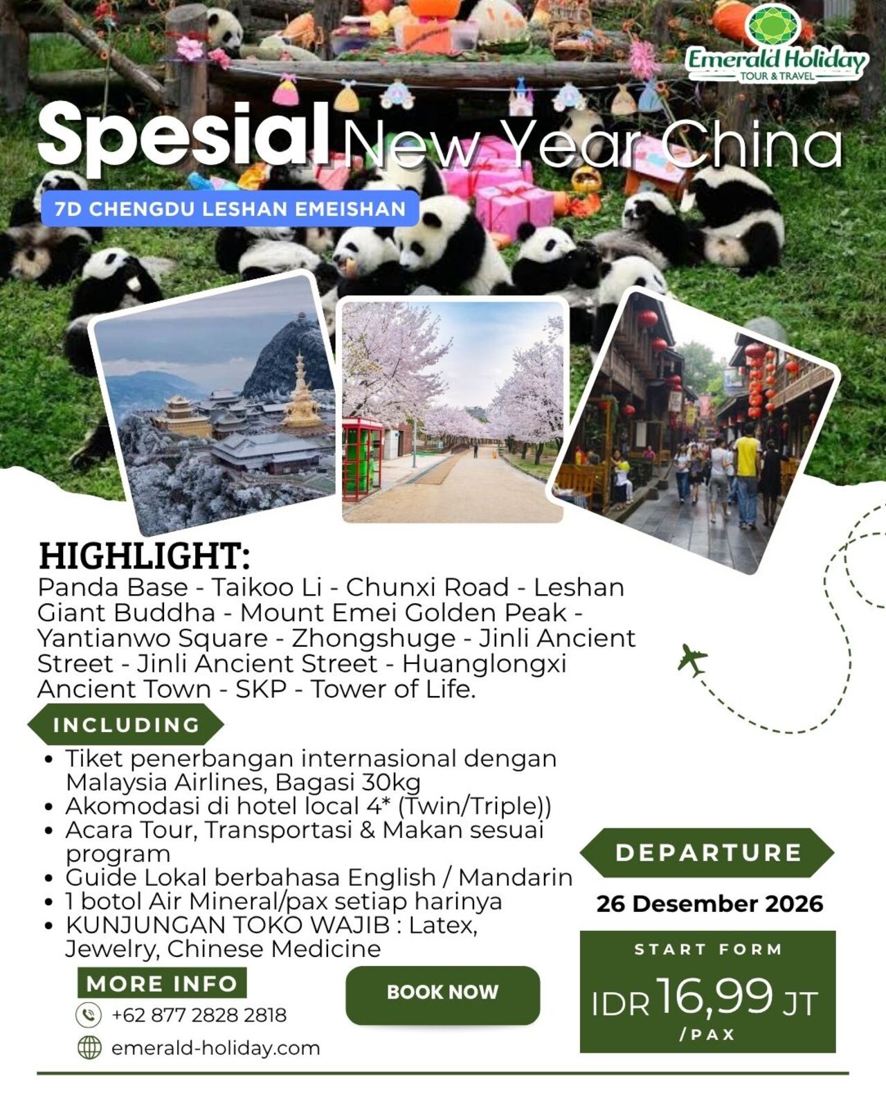 7D CHENGDU LESHAN EMEISHAN 26